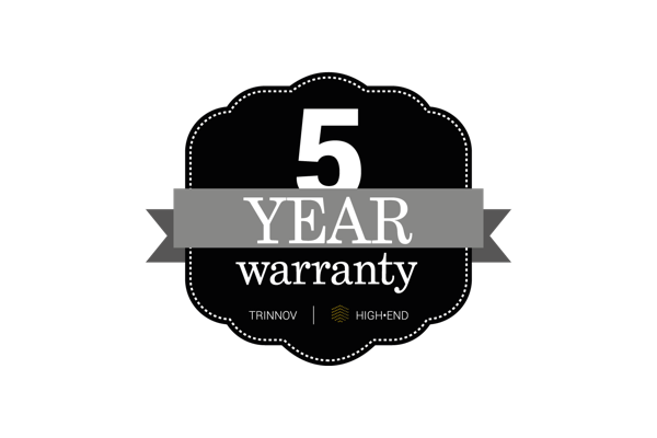 Trinnov Now Offers 5 Year Warranty On High-End Products logo