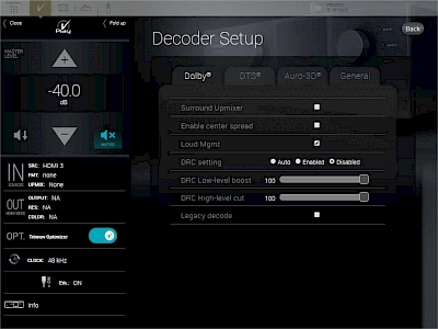 Decoder Setup