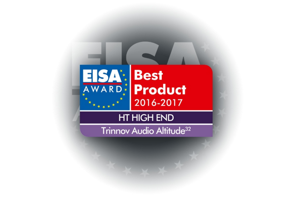 The Altitude<sup>32</sup> wins Best High-End Home
Theater EISA Award... logo