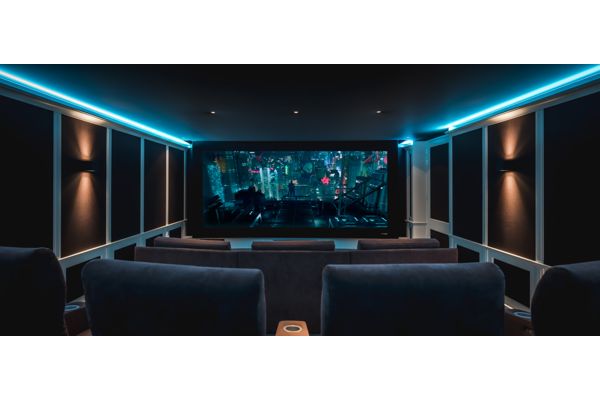 How many rows of seats are in your home theater? logo