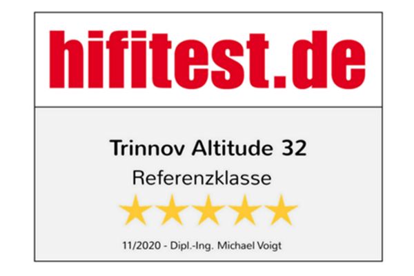 Altitude<sup>32</sup> Review and Award in HiFi Test (Germany) logo