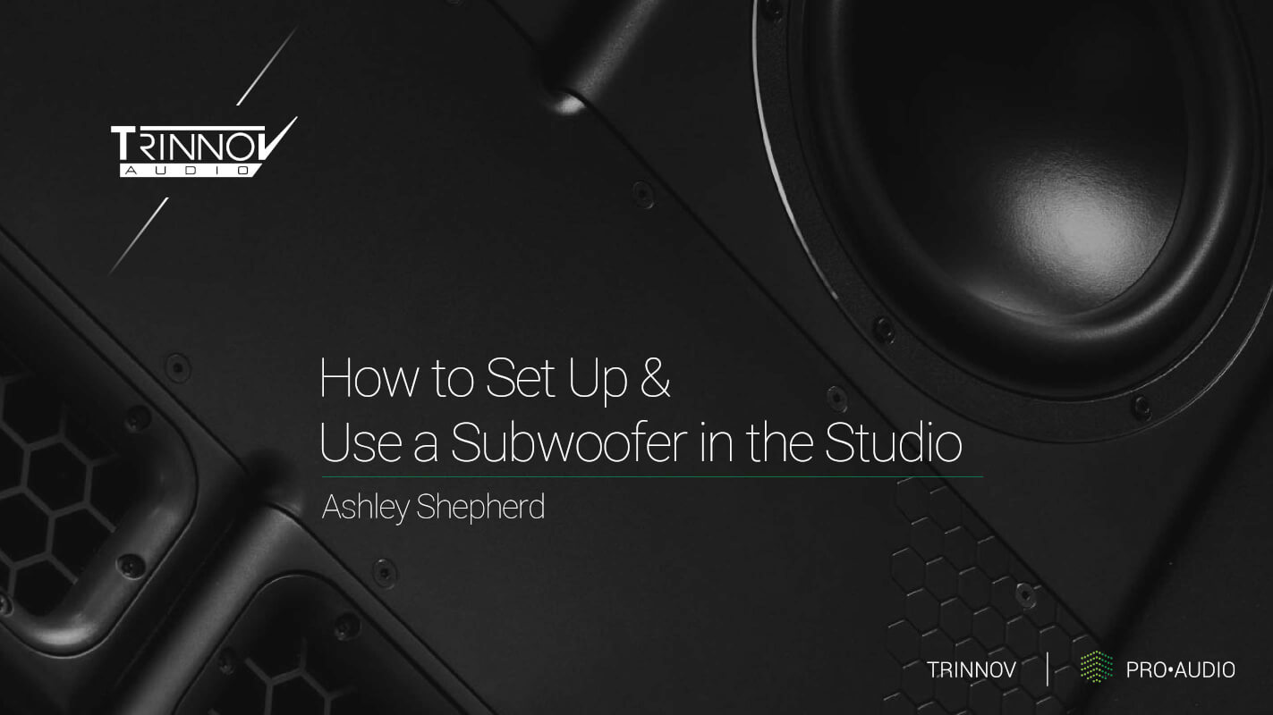 Trinnov | How to set up the studio