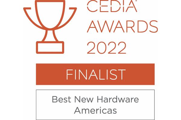 CEDIA's Best New Hardware Finalist (US) logo