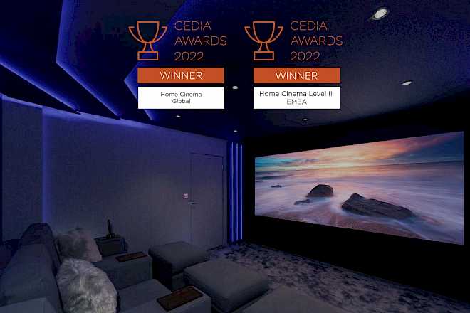 Cinema Lusso: CEDIA Awards 2022 Winner logo