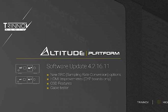 New Software update for the Altitude Platform logo