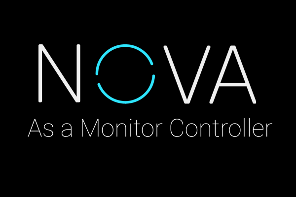 Using NOVA as a monitor controller logo
