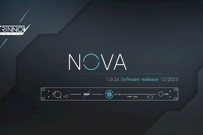 Trinnov announces a new software update for NOVA (1.0.24) logo